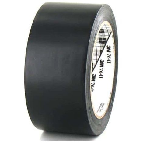 3M cinta adhesiva de vinilo 764 de 50 mm negro