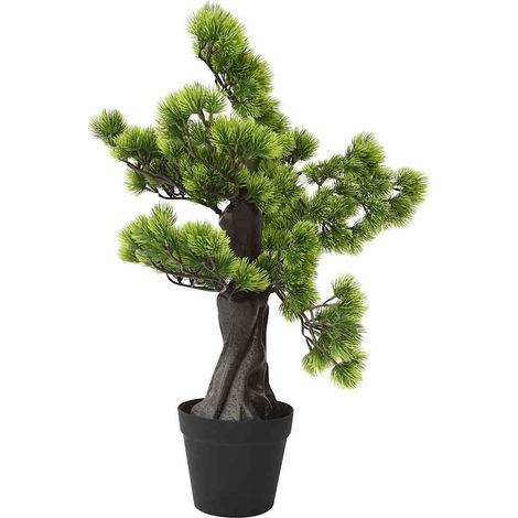 Künstlicher Bonsai Pinus mit Topf 60 cm Grün (1/5)