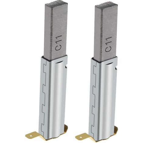 2pcs Balais de Charbon Remplacement Compatible avec 30/60/70/80/90L Aspirateurs Industriels 11x6x29mm Accessoires pour Aspirateur (1/4)