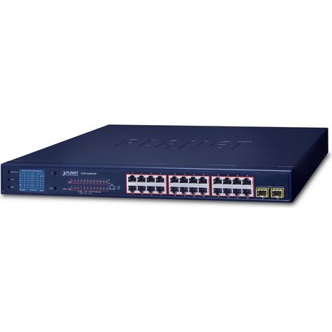 Planet 24-Port 10/100/1000T 802.3at, GSW-2620VHP