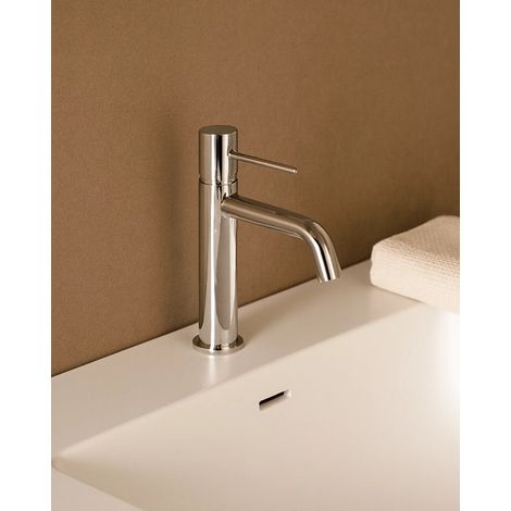Rubinetto miscelatore lavabo senza scarico in ottone cromato Memo (1/2)