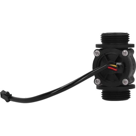 Capteur de débit d'eau mâle G1in, compteur de débit à effet Hall pour distributeur de chauffe-eau, lecteur de carte (1/5)