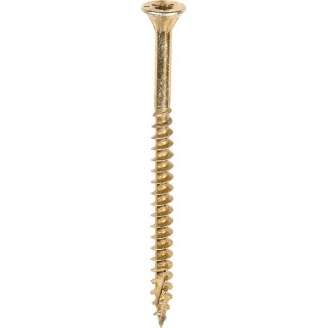 TIMCO C2 Clamp-Fix Multi-Purpose Premium Countersunk Gold Woodscrews - 4.0 x 60