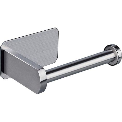 AGE Porte Papier Toilette Auto-Adhésif, Porte-Papier Toilette Sans Perçage Porte-Papier Auto-Adhésif Porte-Papier Toilette en Acier Inoxydable (Argent) (1/5)