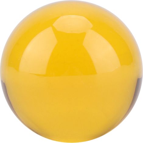1 Boule en verre cristal ambre, sphère décoration Feng Shui, accessoire bureau maison, objet photo cadeau (1/5)