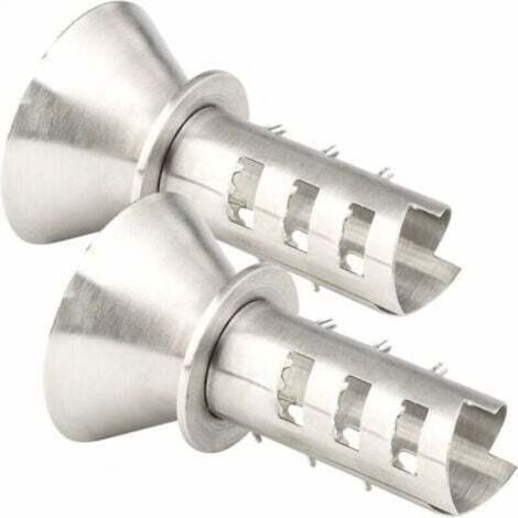 Pair Presse-citron : ensemble de 2 presse-agrumes, mini presse-agrumes manuel, presse-agrumes en acier inoxydable. (1/4)