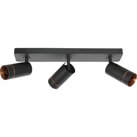 Steinhauer - spot - DownLume - schwarz - metall - aufbauleuchte -