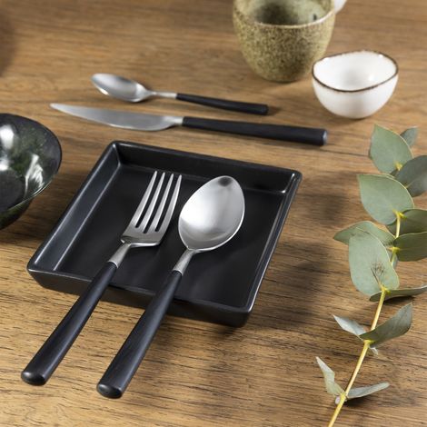 ATHENA, Posate Set 24 pz, Scatola Gallery, Casa Bugatti - Colore: Nero (1/3)