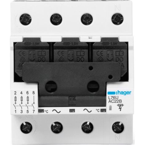 Hager D02-LASTTRENNSCHSCH. 3P+N 63A (L76U)