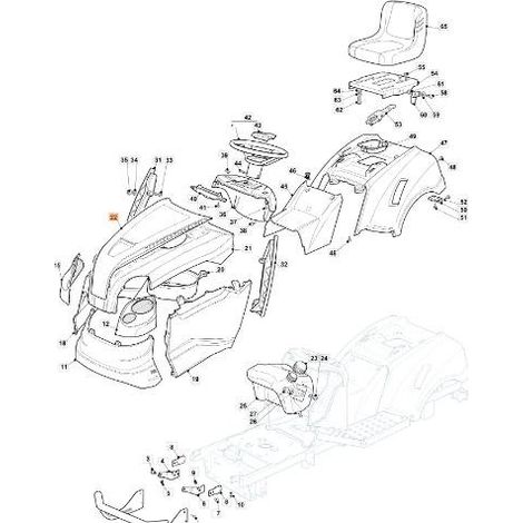 ORIGINAL MOTORHAUBE EMAK G325077002E0