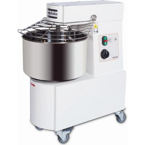 Pétrin Professionnel à Spirale Tête et Cuve Fixe - 7 Litres - Monophasé 230V - Resto Italia
