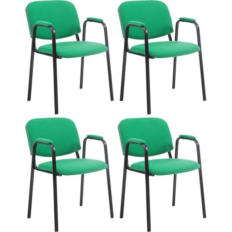 Set di 4 sedie in tessuto Ken PRO verde (1/5)
