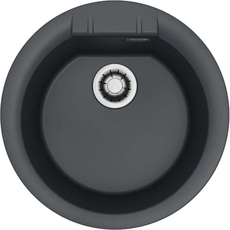 Alveus Cadit - Lavello in granito diametro 52 cm, Quick-Close, carbon 1149184 (1/3)