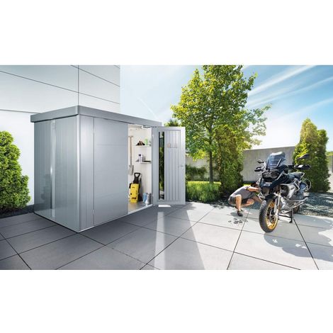 CASETA METALICA BIOHORT NEO 2B DOBLE PUERTA COLOR GRIS OSCURO METALIZADO (1/5)