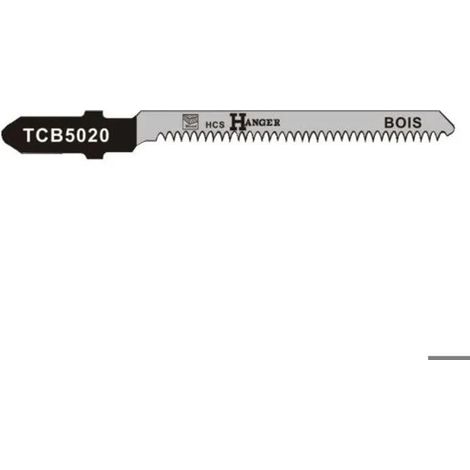 Gancio TCB5020 Confezione di 5 lame per seghetto alternativo legno