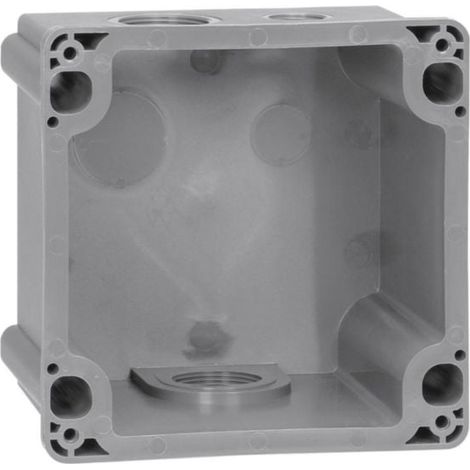 Boîtier réversible simple Hypra IP44/55 pour Prisinter 63A - plastique - LEGRAND