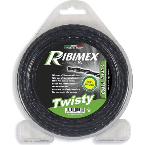 Fil Torsadé Twisty 15m 2,4 mm - Tête Débroussailleuse - Résistant et Durable - D-Work (1/2)