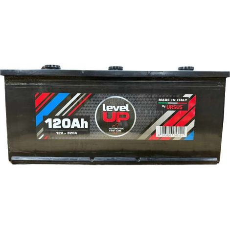 LevelUp Batteria per auto 12V 120Ah 820A