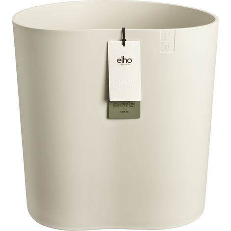 Elho Eden Aquacare Medium 40 - Blanc - L 42 x B 38 x H 42 cm - intérieurextérieur - 100% recyclé (1/3)