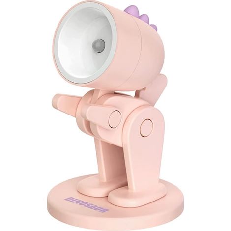 Mini-LED-Nachtlicht in Hasenform Niedliches Cartoon-Dinosaurier-Nachtlicht, faltbare Schreibtischlampe mit Handyhalterung, Schlafzimmerdeko – 1 Stück