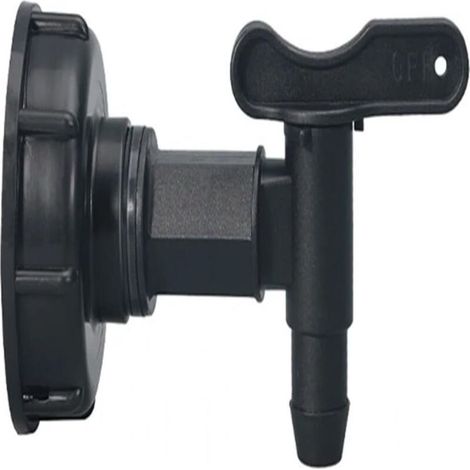 Wasserhahnanschluss, Wasserhahnadapter für 3/4"-IBC-Tank, Grobgewinde, für Gartenwassertankhahn, für 3/4"-Schläuche, Messing-Ersatzanschluss