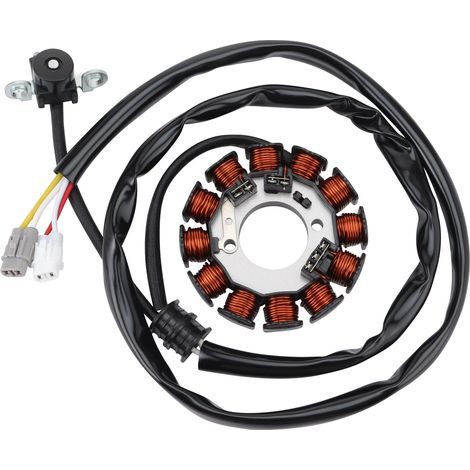 Compatible with the stator coil, magneto coil and generator charging coil of the Yamaha WR250F motorcycle (compatible with 2004-2009 and 2011-2014 models). (1/4)