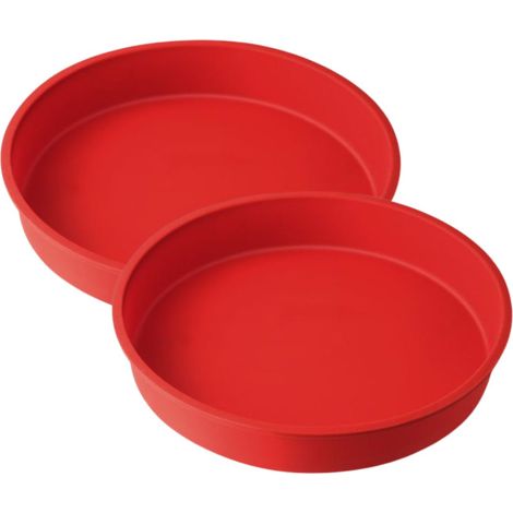 Deux moules à manqué en silicone de 26 cm Dr. Oetker Flexxibel Love (1/5)