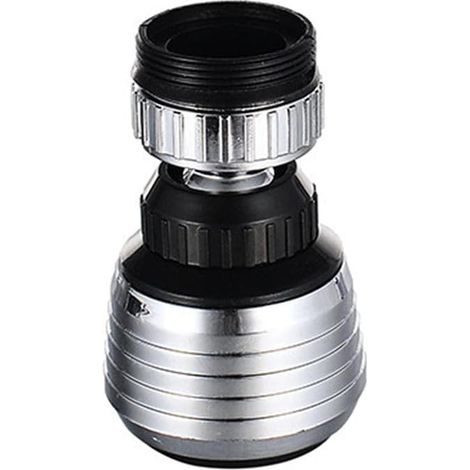 Rallonge de robinet cuisine Buse filtrante rotative ° Crépine d'économie d'eau Aérateur-filetage interne-22mm 22mm 360 (1/5)