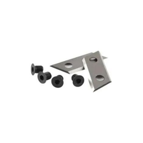 Lame De Déchiqueteuse - Acier Allié Trempé - Compatible Avec RSH2400RE RSH2545B ES1600 BG-KS2040 QJ1200SP MCS2001 - Lot De 2