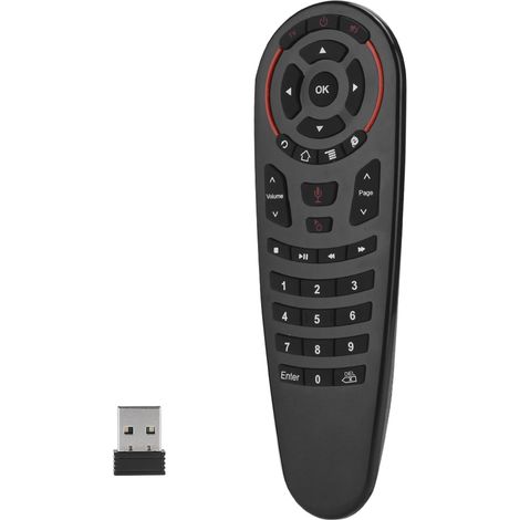 Télécommande vocale G30 33 touches pour Android TV Box avec récepteur Bluetooth (1/5)