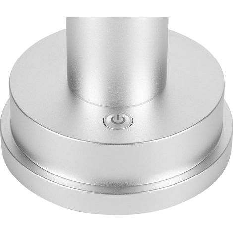 Lampe de bureau en tissu, lampe de table LED USB à intensité variable (2 niveaux), lumière chaude, 5 V, idéale pour la maison, le bureau ou le restaurant. (1/5)
