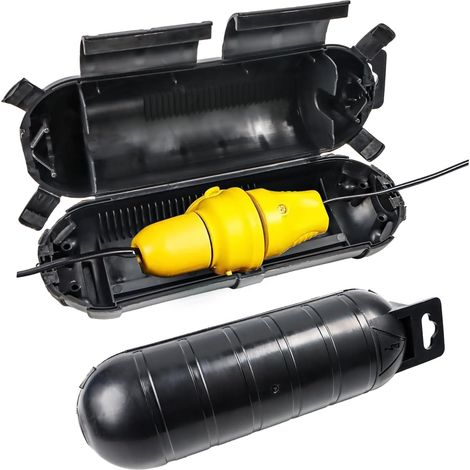 Lot de 2 Boite Etanche Electrique Exterieur IP44, Cache Prise Exterieure Etanche épaisse, Boitier Protection pour Rallonge Exterieur