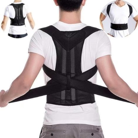 Correcteur de posture pour hommes et femmes, correction de la posture du dos, correcteur dorsal, correction du dos (1/5)