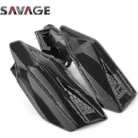 Protectores de manillar 2025 para Honda CRF 450 R/RX/RL 2021-2024 CRF250RX CRF450RX 450R 450X Protector de mano para motocicleta ProtectiLeft Negro SZRH AV (1/2)