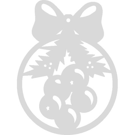 Durchbrochener Weihnachtsanhänger 11 £ - Weihnachtsdekoration
