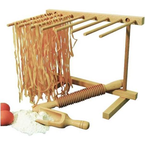 Présentoir à pâtes en bois, 37x27 cm, hauteur 29 cm