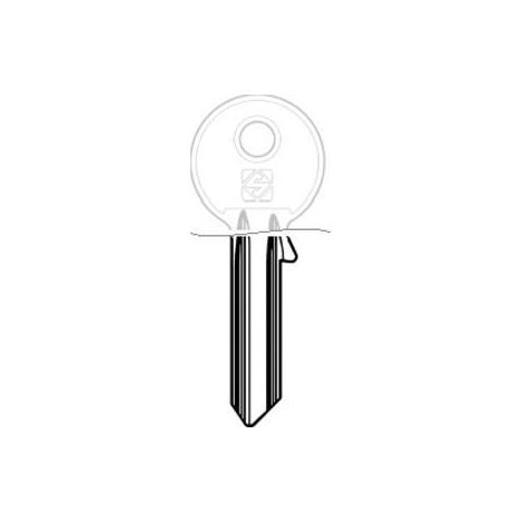 20 x SILCA UL051DZ1 CHIAVE PROFILO SILKY OTTONE