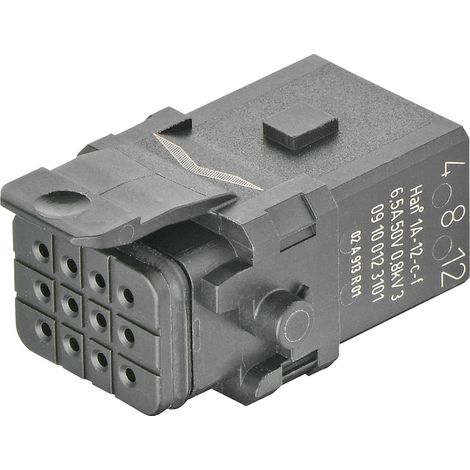 Connecteur Han 1A-12-C-f latch 09100123101 HARTING 1 pc(s) X908082