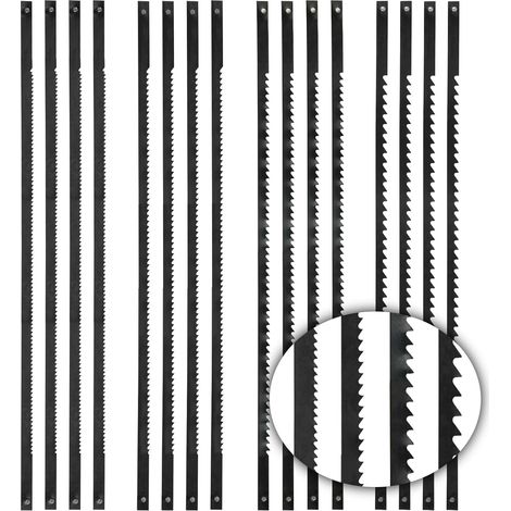 16 Pcs Lame Scie Sauteuse, Une Lame Scie Metaux, 127 mm 10/14/18/24 (1/5)