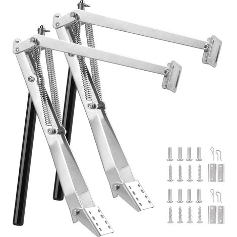 Lot de 2 ouvre-fenêtres automatiques pour serre, lève-vitre, double ressort, capacité de levage 15 kg, ouverture et fermeture automatiques par contrôle de la température, convient pour les serres (1/5)