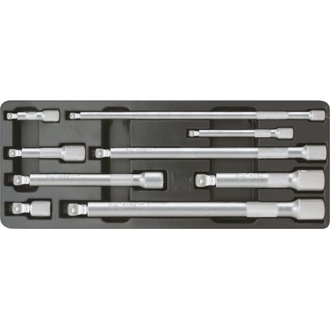 KS TOOLS  Juego de  extensiones basculantes  de 9  piezas  - 911.0009 (1/4)