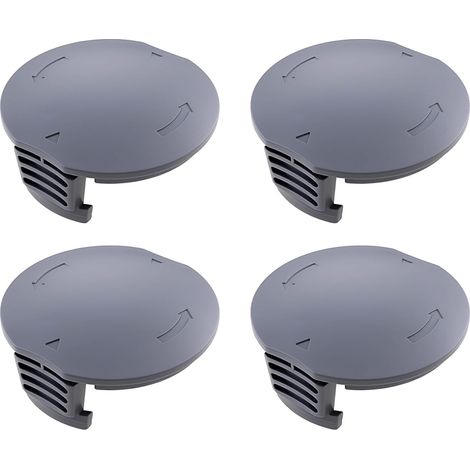 APEX Lot de 4 couvercles de bobine de coupe pour tondeuse à gazon F016F05320,compatibles avec les modèles Bosch EasyGrass Cut 18-230 (1/5)
