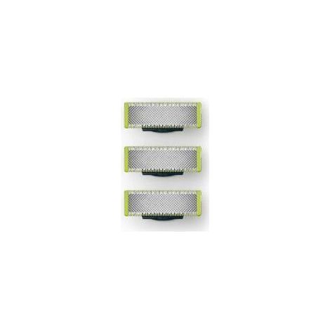 Lames de rechange compatibles avec rasoir-trimmer Philips OneBlade – Lot de 4 lames précises, durables et hypoallergéniques pour une épilation et une finition nettes (1/5)