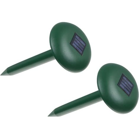 Répulsif anti-serpents sans fil / Lutte antiparasitaire à ultrasons - Cellule solaire - Lot de 2 (1/5)