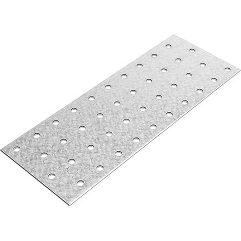 (4 pièces de plaque perforée Assemblage bois avec une excellente protection anti-corrosion, stable & durable (1/4)