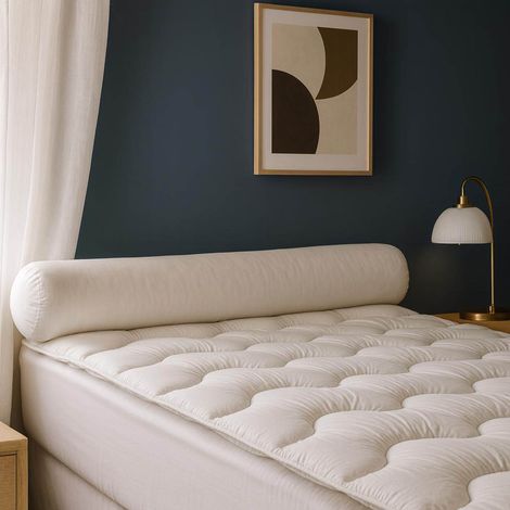 Surmatelas Anti-acariens - Moelleux - 90/190 - DUNLOPILLO