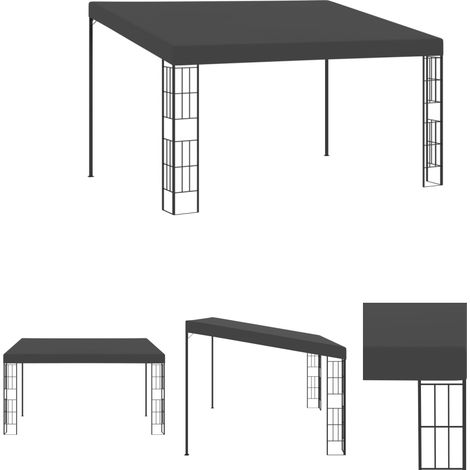 The Living Store -  Wand-Pavillon 3x4 m Anthrazit Stoff (1/5)