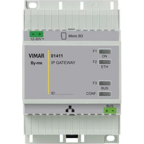 Gateway IoT per guida DIN serie domotica By-me Vimar 01411 (1/2)