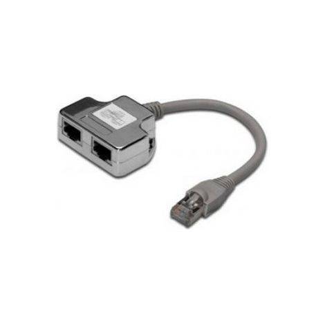 Sdoppiatore Schermato 5E 2 Linee Rj45 (Dn-93904) (1/5)