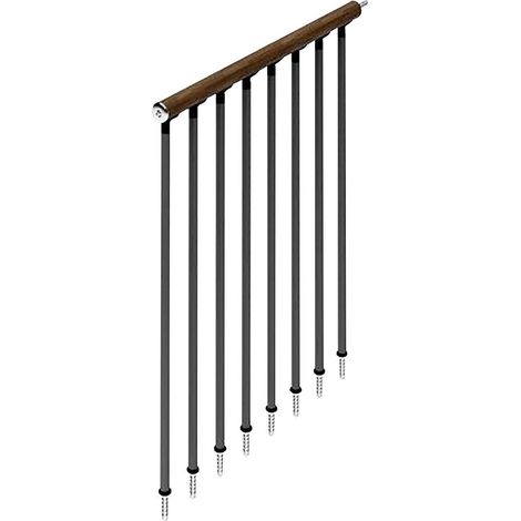 Balustrade avec colonnes vertical (Modèle Tube) - Longueur 100 cm - (1/3)